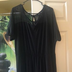 Black plus size jumpsuit